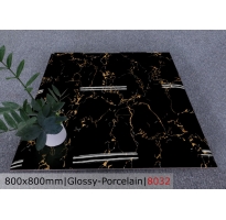 Gạch bóng kiếng đen vân cam 80x80 catalan