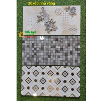 Gạch Trang Trí 30x60 Hình Vảy Cá Khắc Kim 