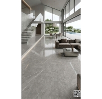Gạch Ý Mỹ Vân Xám Đá 60x120 Ốp Lát Biệt Thự Tại Quận 7