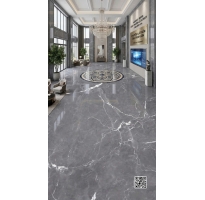Gạch Bóng Kiếng 80x160 Vân Xám Đậm Ốp Lát Biệt Thự