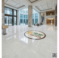 Gạch Đá Marble 100x100 Bóng Kiếng Kim Cương Lát Nền Đại Sảnh