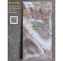 Gạch Đá Granite 60x120 Trắng Vân Khói Bóng Kim Cương