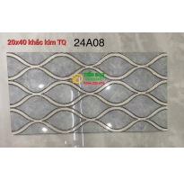 Gạch Giả Đá 20x40 Trang Trí Nhũ Bạc Trắng Mới Nhất