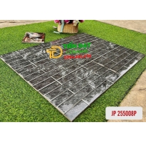 Gạch Ốp Mặt Tiền 25x50 Xám Vân Đá Nhũ Bạc 