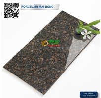 Gạch Granite Bóng Kiếng 40x80 Trắng Vân Đen TQ