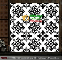 Gạch Bông 60x60 Đá Mờ Giả Cổ Cao Cấp XSMART