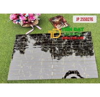 Tổng Kho Gạch Trang Trí TQ 25x50 Đen Nhũ Vàng 