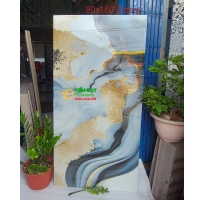 Gạch Cao Cấp Lát Phòng Khách 80x160 Trắng Vân Kim Cương