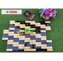 Gạch Khắc Kim 25x50 Ốp Trang Trí Cột Cổng Mặt Tiền