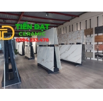 Gạch Đá Cao Cấp Khổ Lớn 120x240 Lát Nền Trắng Vân Mẫu Mới