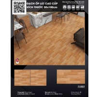 Gạch Giả Gỗ Lát Phòng Khách 50x100 Cao Cấp Mẫu Mới 