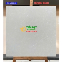 Đá Mờ Granite 80x80 Trắng Vân Xám Việt Ý Cao Cấp