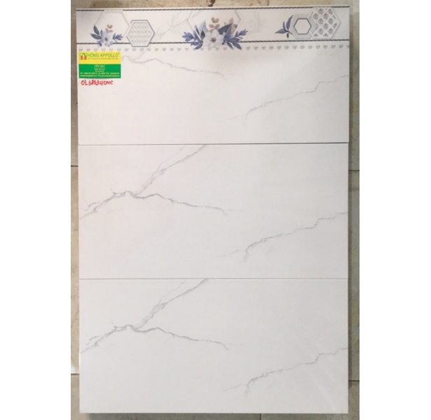 Gạch ốp trắng vân mây 30x60 long an giá rẻ