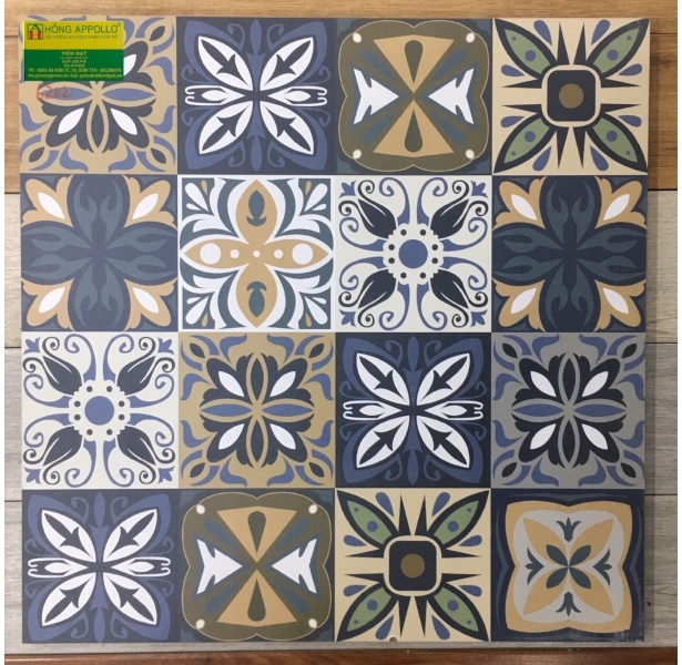 Gạch bông cổ điển 60x60 hòa quyện cùng phong cách hiện đại 6202