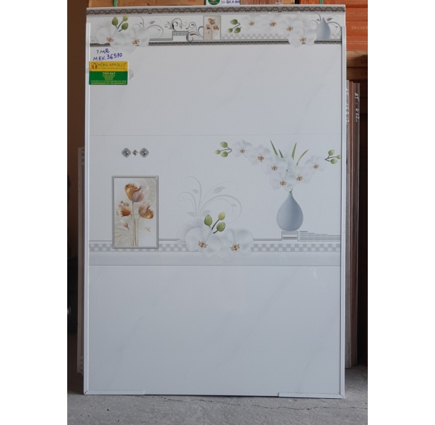 Gạch ốp tường 30x60 trắng vân mây rẻ tiền