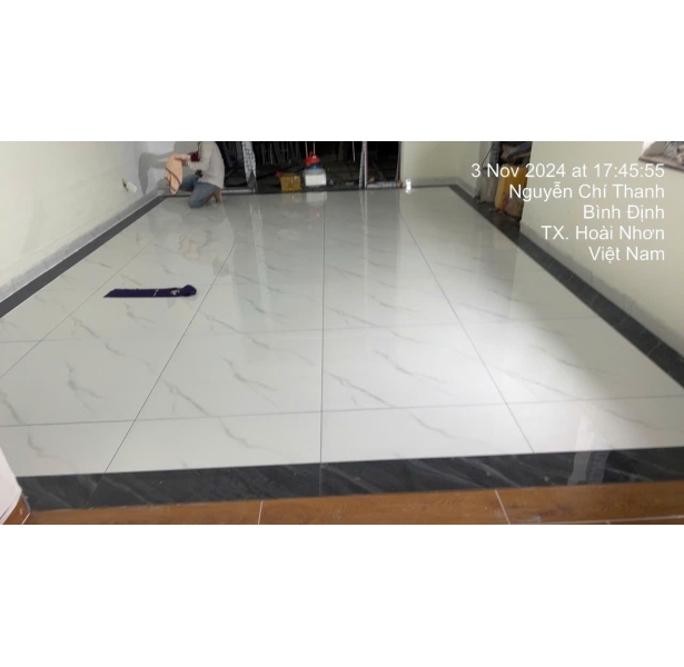 Gạch Bóng Kim Cương 80x80 Trắng Vân Xả Kho Giá Rẻ