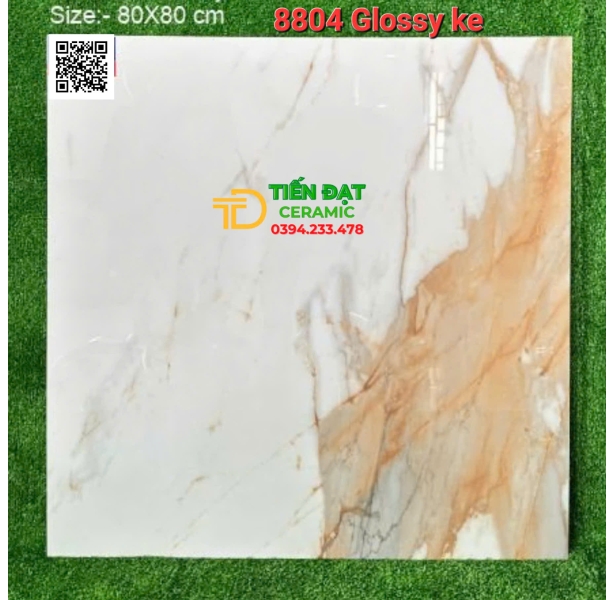 Đá Marble 80x80 Nhập Khẩu Màu Xanh Nhạt Mới Đẹp Rẻ