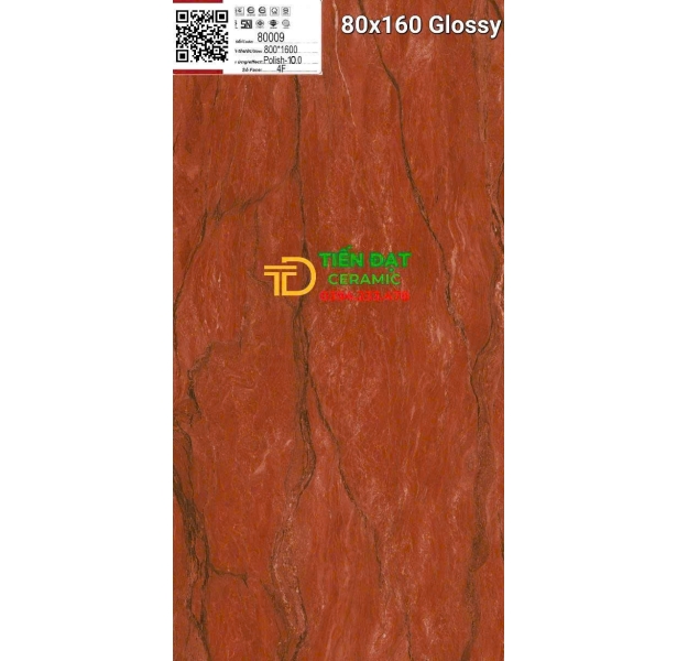Gạch Khổ Lớn Prime 80x160 Vân Đỏ Ốp Lát Trang Trí Biệt Thự