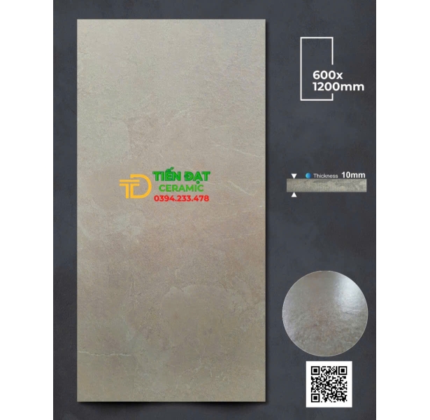 Gạch Lát Nền 60x120 Apodio Đá Mờ Mịn Vàng Kem Cao Cấp