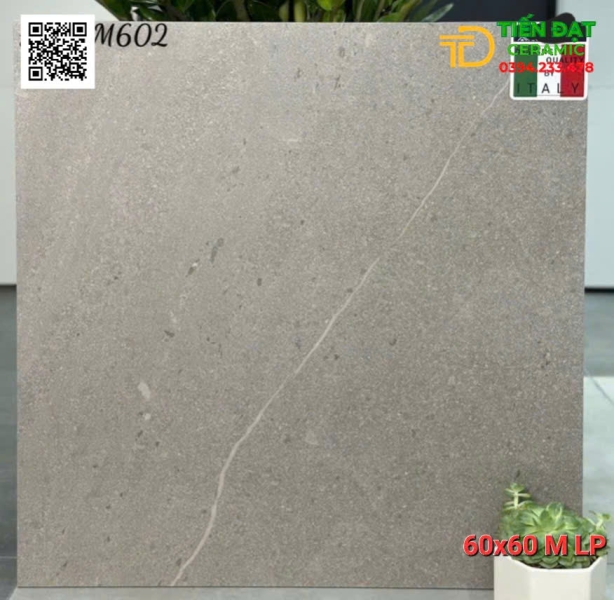Gạch Ốp Lát Apodio 60x60 Terrazzo Vân Xám Xi Măng 