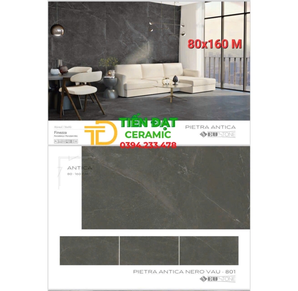 Gạch Đá Mờ Cao Cấp Lát Nền 80x160 Tây Ban Nha