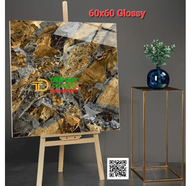 Tổng Đại Lý Gạch 60x60 Ốp Mặt Tiền Giả Hoa Cương  Đẹp Rẻ