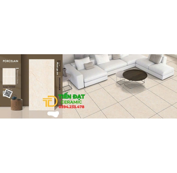 Gạch Ốp Lát 60x120 Vân Vàng Mờ Bóng Hiệu Ứng Mẫu Mới