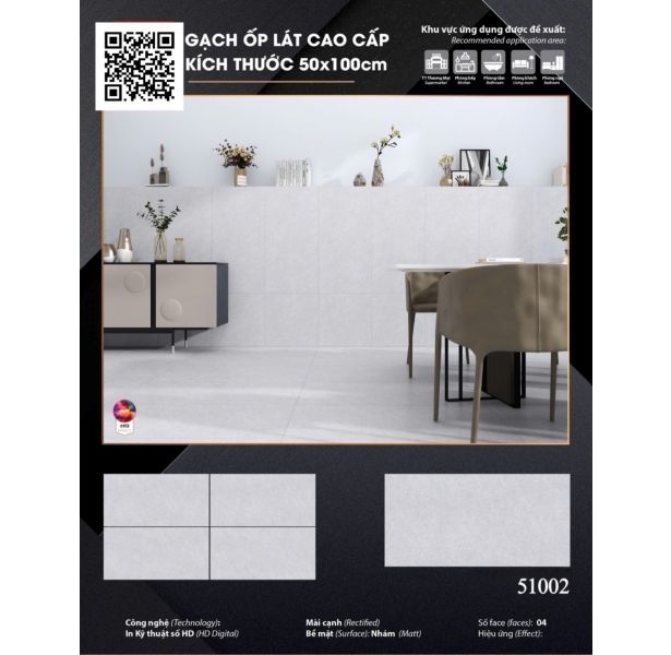 Kho Gạch Khổ Lớn PRIME 50x100 Tại Phú Quốc Giá Rẻ