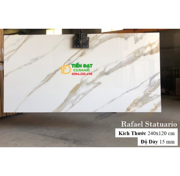Gạch Bóng Kiếng Khổ To 120x240 Trắng Đen Giả Đá Cao Cấp HCM