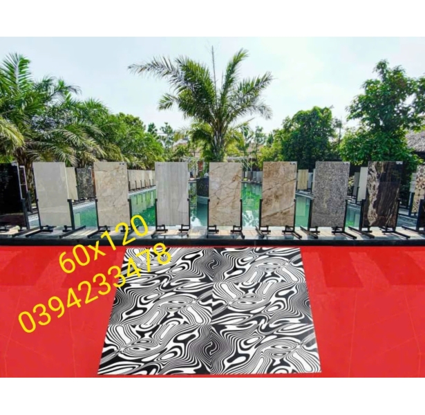 Gạch 60x120 Ốp Lát Bóng Kiếng Vân Ngọc Thạch