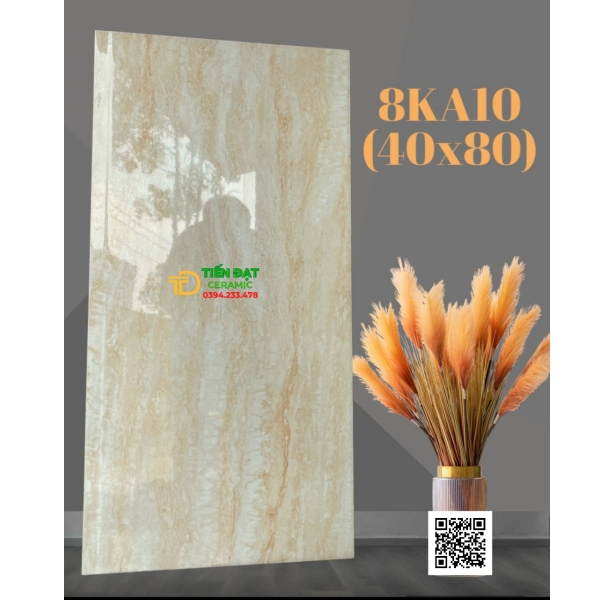 Gạch Đá 40x80 Ốp Tường Vân Xám Nhẹ Nhập Khẩu TQ 