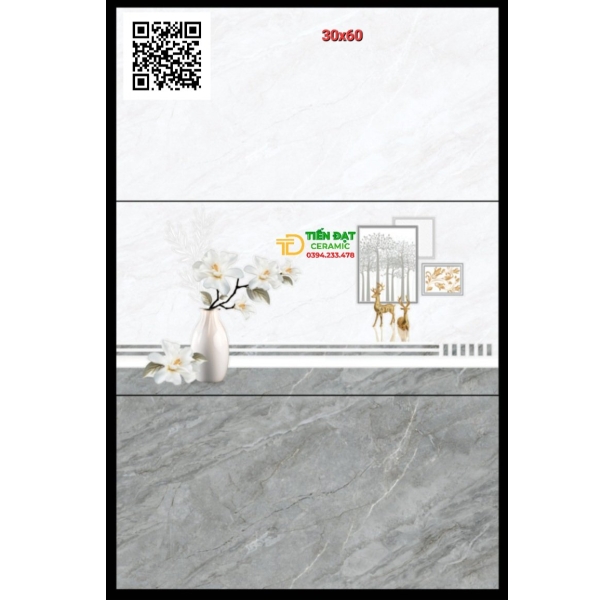 Gạch Ốp Tường Bóng Kính 30x60 Cao Cấp Giá Rẻ
