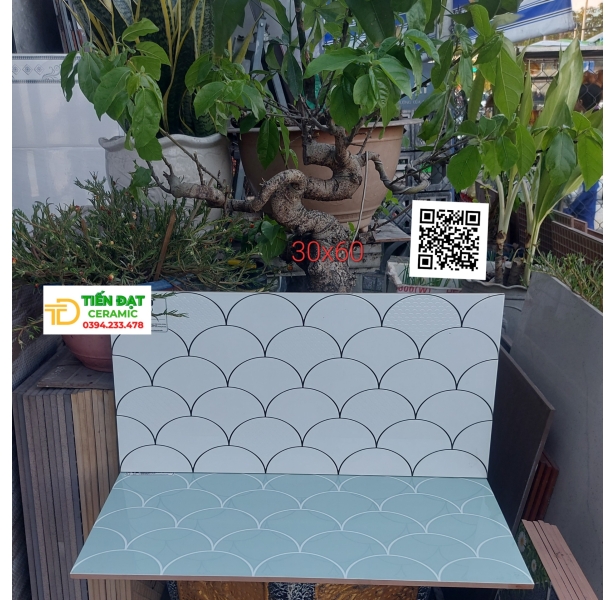 Gạch Ốp Lát 30x60 Trắng Vẩy Rồng Sale Giá Rẻ