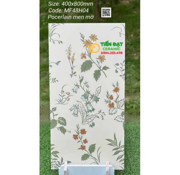 Gạch Nhập Khẩu 40x80 Đá Mờ Trang Trí Mầu Vàng Rải Hạt