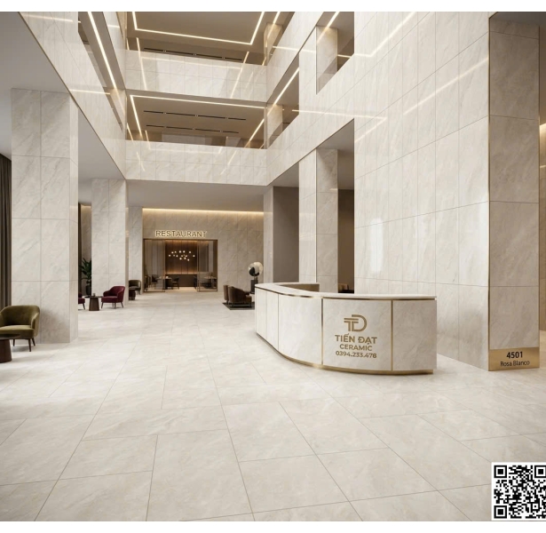 Gạch Khổ Lớn 120x180 Đá Mờ Ốp Lát Khách Sạn Cao Cấp