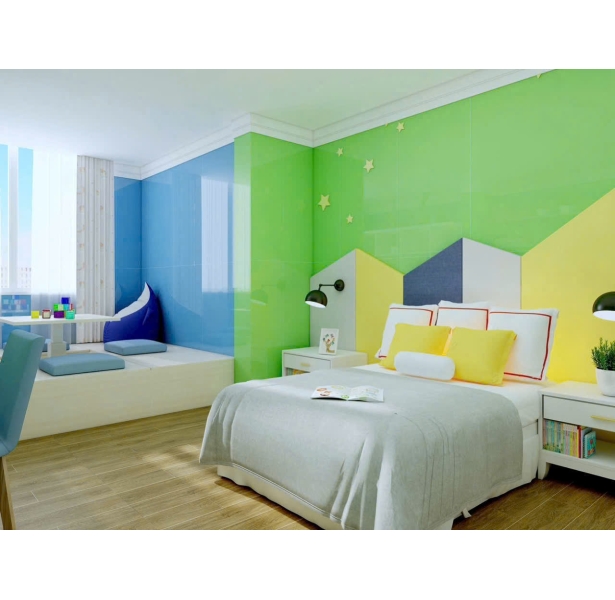 Gạch Ốp Lát Trang Trí 60x120 Apodio Xanh Trơn Mẫu Mới