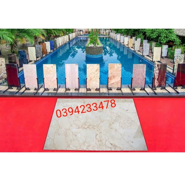 Gạch Marble 60x120 Đá Mờ Đen Bóng Tại Mỹ Tho Cần Thơ