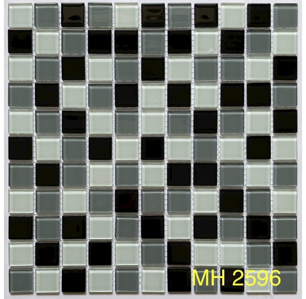 Gạch Gốm Mosaic 30x30 Hạt Nhỏ Trắng Đen Giá Rẻ