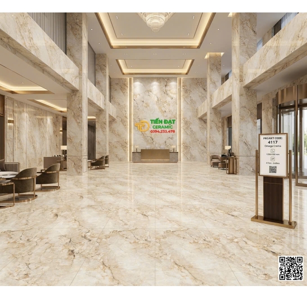 Gạch Ốp Lát 120x180 Bóng Kiếng Cao Cấp Khổ Lớn