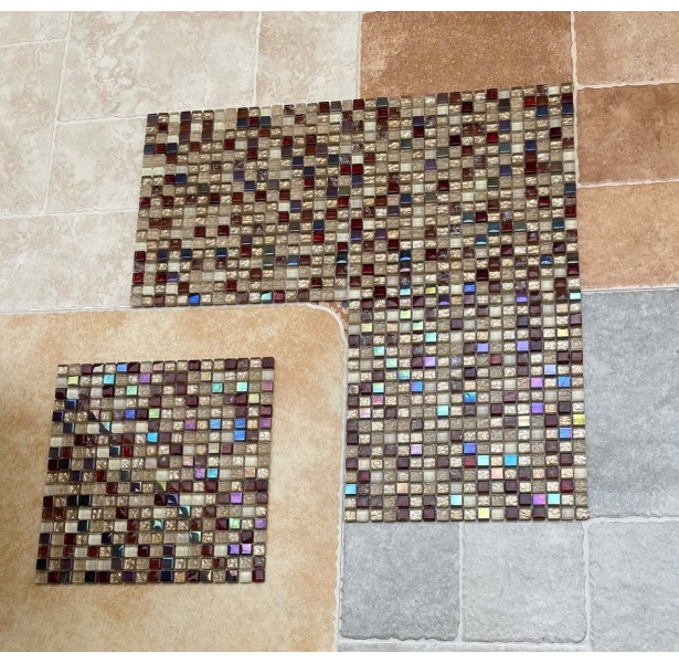 Gạch Kính Mosaic Thủy Tinh 30x30 Trang Trí  Tại Phú Quốc